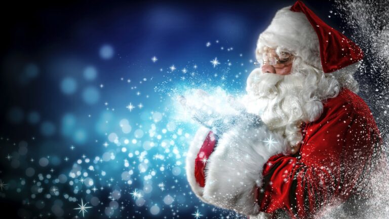 Santa Claus and magic time